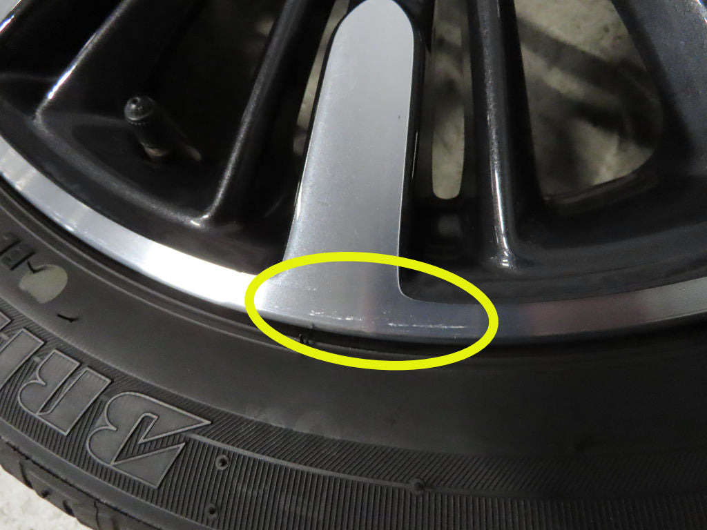 ☆4 ガリ傷無 スズキ スペーシア カスタム 165/55R15 ブリヂストン B250 4.5J +45 PCD100 4穴 15インチ MK53S タイヤホイールセット