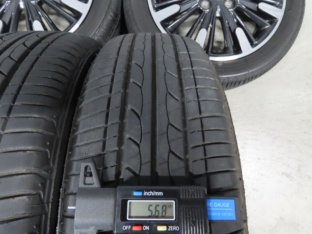 ☆4 ガリ傷無 スズキ スペーシア カスタム 165/55R15 ブリヂストン B250 4.5J +45 PCD100 4穴 15インチ MK53S タイヤホイールセット