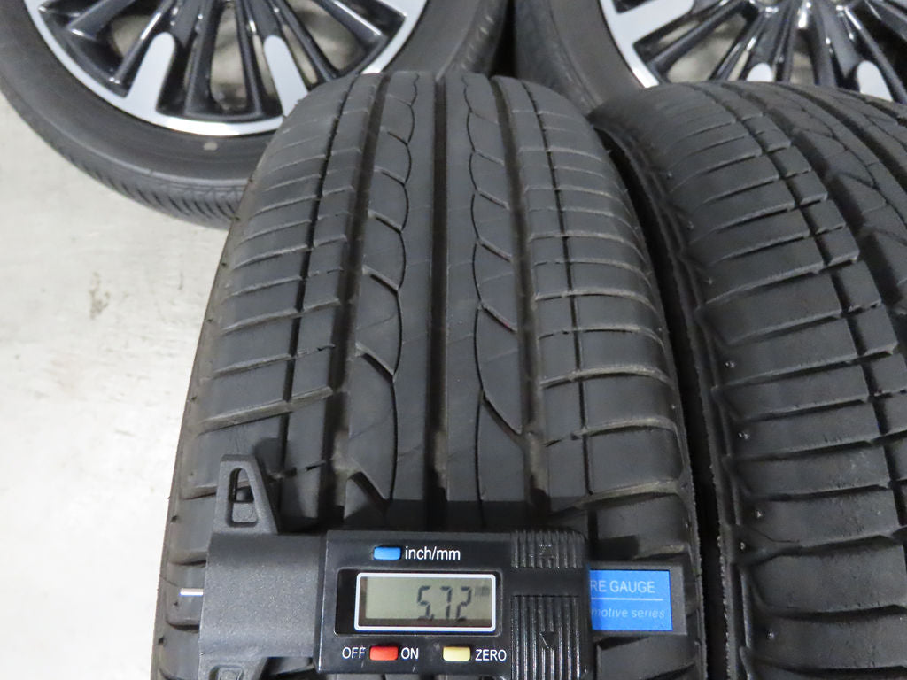 ☆4 ガリ傷無 スズキ スペーシア カスタム 165/55R15 ブリヂストン B250 4.5J +45 PCD100 4穴 15インチ MK53S タイヤホイールセット