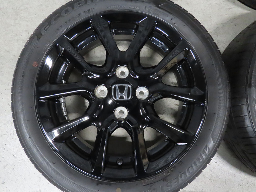☆4 バリ溝 ホンダ N-ONE RS 純正 165/55R15 ブリヂストン EP150 4.5J +45 PCD100 4穴 15インチ JG1 JG2 N-BOX N-WGN タイヤホイールセット