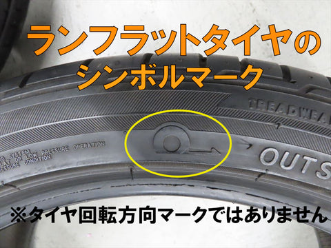 ランフラットタイヤ　シンボルマーク