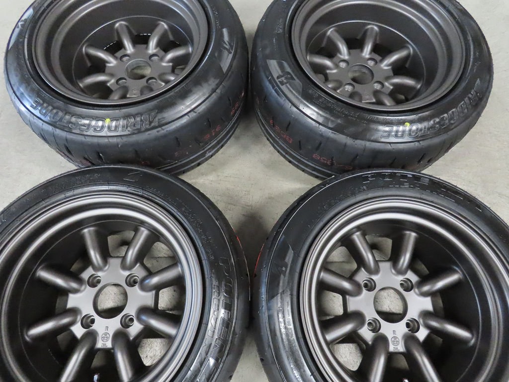 組み込み後のワタナベホイールとブリヂストン POTENZA