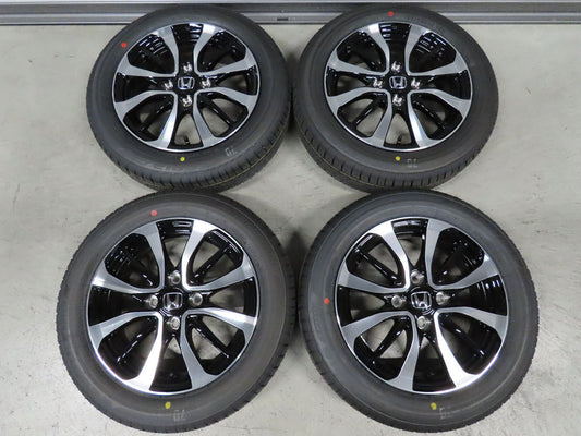 ☆5 2023年 新車外し ホンダ N-BOX 後期 純正 155/65R14 75S ブリヂストン エコピア 4.5J +40 PCD100 4穴 14インチ JF3 JF4 タイヤホイールセット